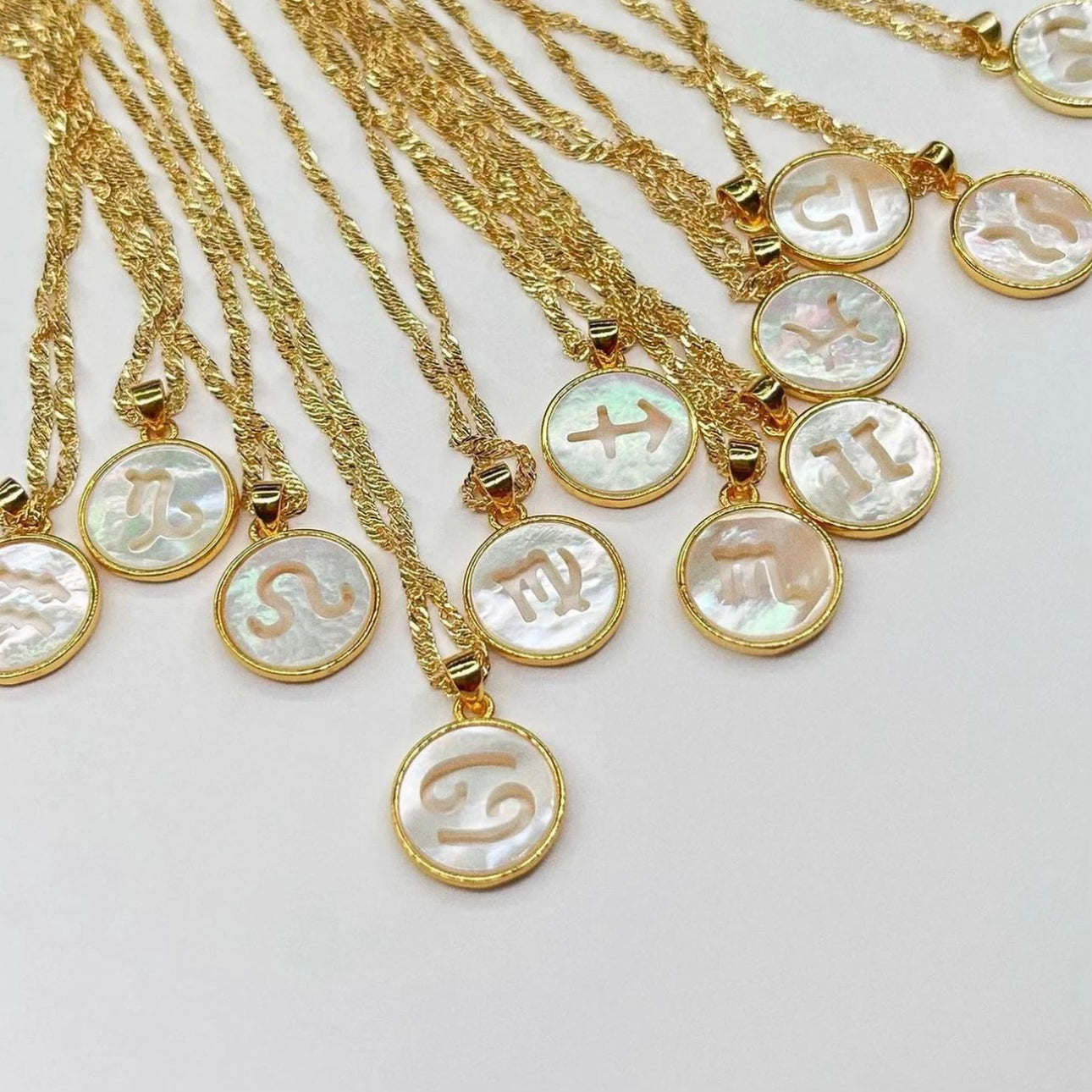 Pearl Zodiac Necklace